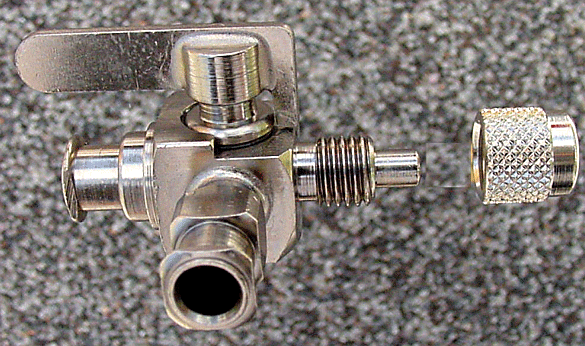 ST2301-ST2304 Stopcock to Vinyl Tubing Connectors Luer to Tube, Specialty Female Luer 3-Way Stopcock to Vinyl Tubing, supplied with specified cap